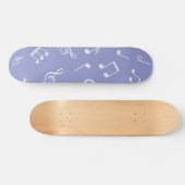 Muziekpatroon Persoonlijk Skateboard (Horizontaal)