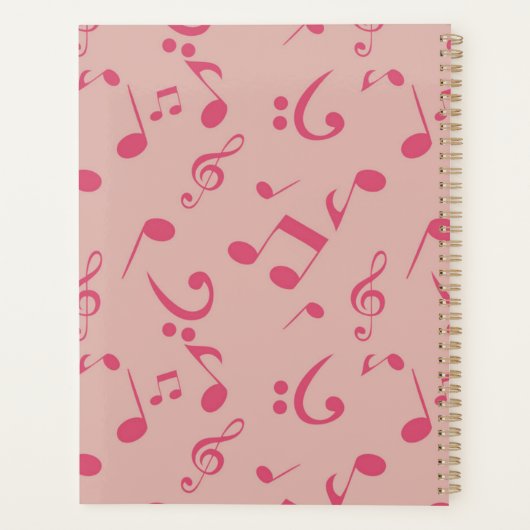 Muziekpatroon Planner (Achterkant)