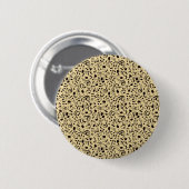 Muziekpatroon Ronde Button 5,7 Cm (Voorkant /achterkant)