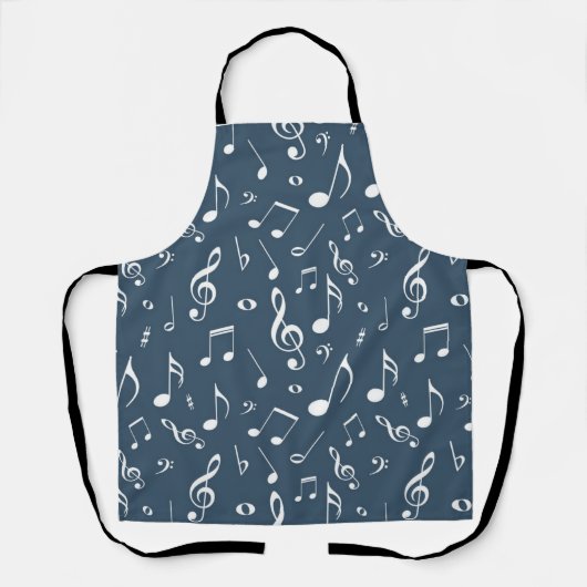 Muziekpatroon Schort (Voorkant)