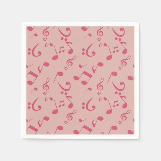 Muziekpatroon Servet (Voorkant)