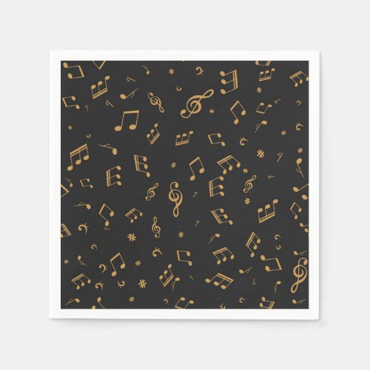 Muziekpatroon Servet (Voorkant)
