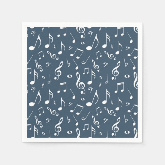 Muziekpatroon Servet (Voorkant)