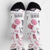 Muziekpatroon Sokken (Top)
