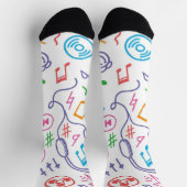 Muziekpatroon Sokken (Top)