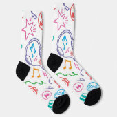 Muziekpatroon Sokken (Rechts)