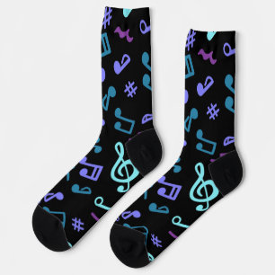 Muziekpatroon Sokken