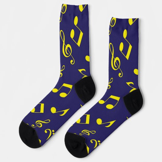 Muziekpatroon Sokken (Links)
