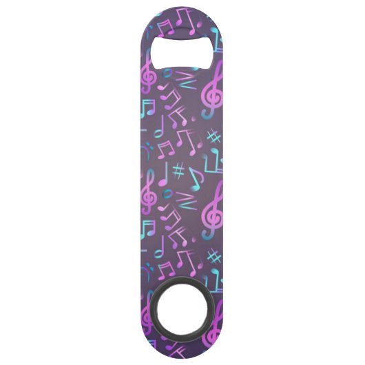 Muziekpatroon Speed Flessenopener (Achterkant)