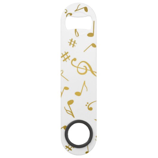 Muziekpatroon Speed Flessenopener (Voorkant)