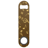 Muziekpatroon Speed Flessenopener (Achterkant)