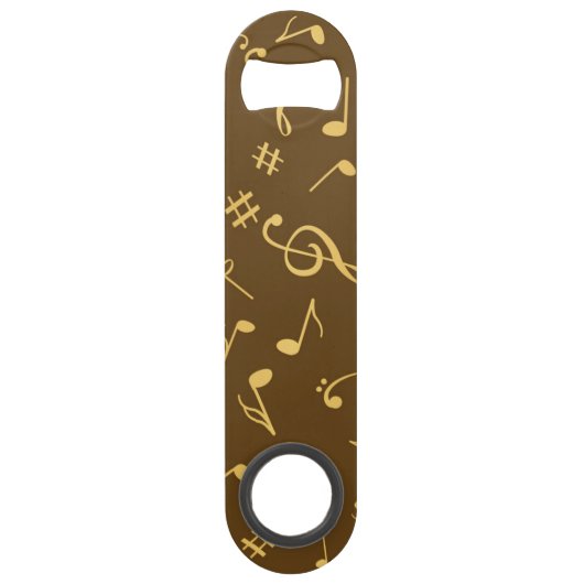 Muziekpatroon Speed Flessenopener (Voorkant)