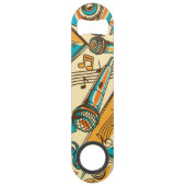 Muziekpatroon Speed Flessenopener (Achterkant)