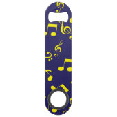 Muziekpatroon Speed Flessenopener (Achterkant)