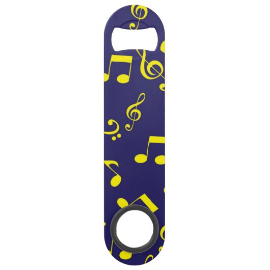 Muziekpatroon Speed Flessenopener (Voorkant)
