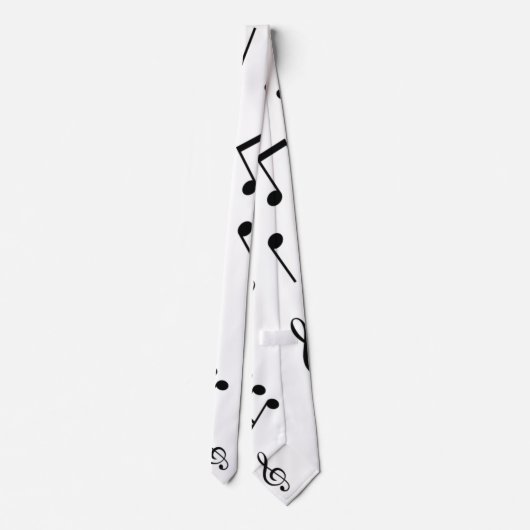 Muziekpatroon Stropdas (Achterkant)