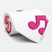 Muziekpatroon Stropdas (Opgerold)