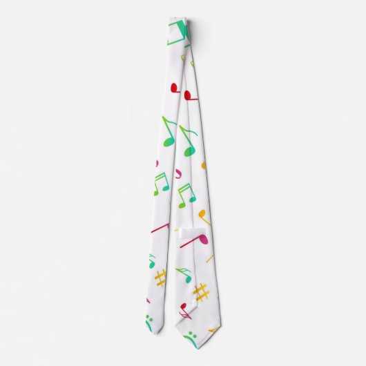Muziekpatroon Stropdas (Achterkant)