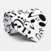 Muziekpatroon Stropdas (Opgerold)