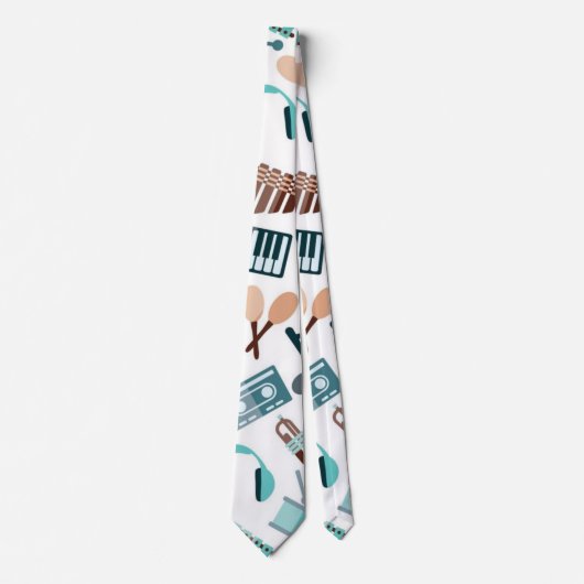 Muziekpatroon Stropdas (Voorkant)