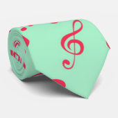 Muziekpatroon Stropdas (Opgerold)