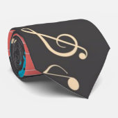 Muziekpatroon Stropdas (Opgerold)