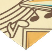 Muziekpatroon Tafelkleed (Gekanteld)