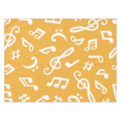 Muziekpatroon Tafelkleed (Voorkant (Horizontaal))