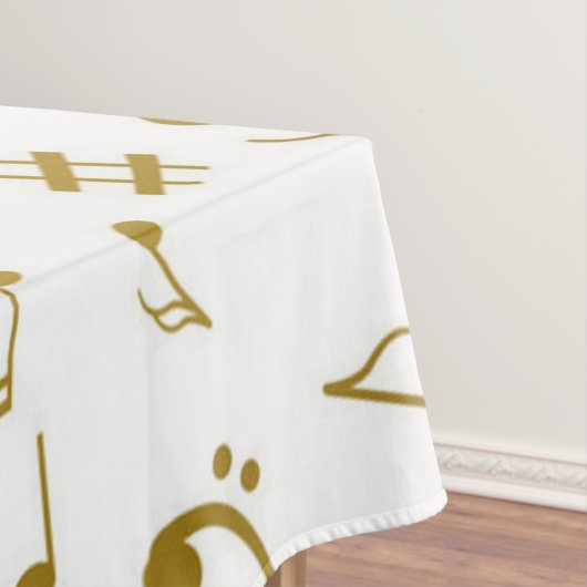 Muziekpatroon Tafelkleed (Voorbeeld)