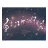 Muziekpatroon Tafelkleed (Voorkant (Horizontaal))