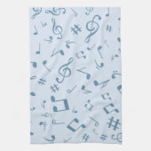 Muziekpatroon Theedoek (Verticaal)