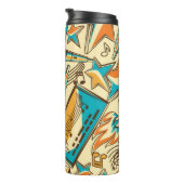 Muziekpatroon Thermosbeker (Geroteerd rechts)