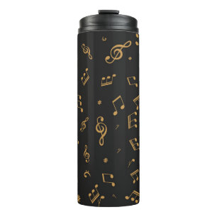 Muziekpatroon Thermosbeker
