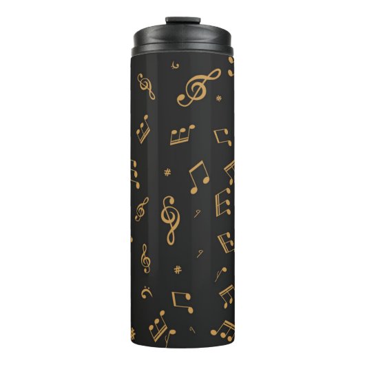 Muziekpatroon Thermosbeker (Voorkant)