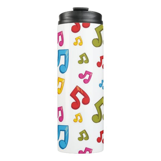 Muziekpatroon Thermosbeker (Voorkant)