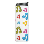 Muziekpatroon Thermosbeker (Gedraaid links)