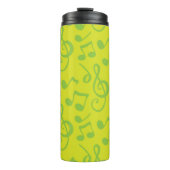 Muziekpatroon Thermosbeker (Voorkant)