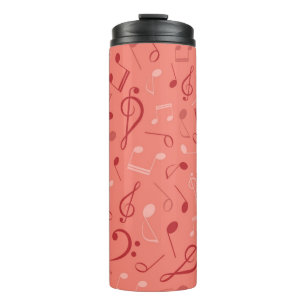 Muziekpatroon Thermosbeker