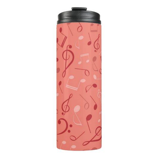 Muziekpatroon Thermosbeker (Voorkant)