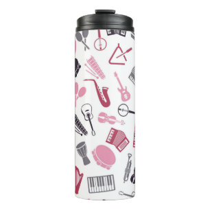 Muziekpatroon Thermosbeker