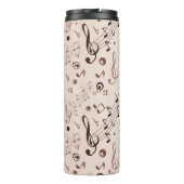 Muziekpatroon Thermosbeker (Achterkant)