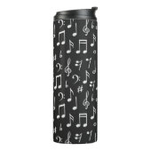 Muziekpatroon Thermosbeker (Gedraaid links)