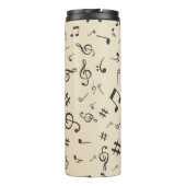 Muziekpatroon Thermosbeker (Achterkant)