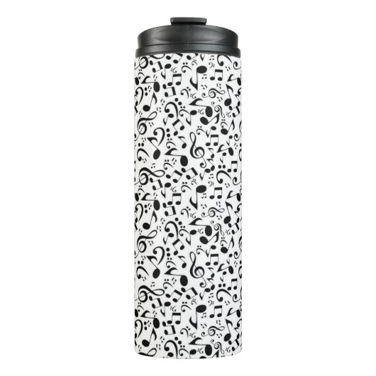 Muziekpatroon Thermosbeker (Voorkant)