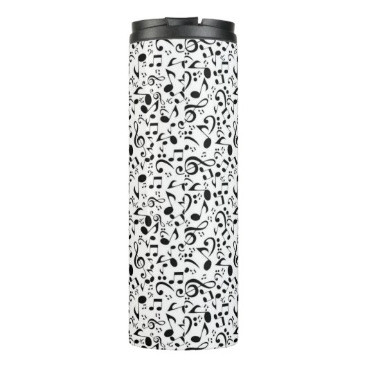 Muziekpatroon Thermosbeker (Achterkant)