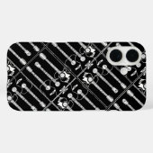 Muziekpatroon van gitaren Case-Mate iPhone case (Achterkant (horizontaal))