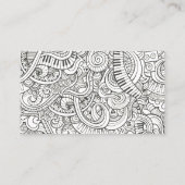 Muziekpatroon Visitekaartje (Achterkant)