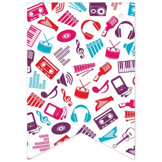 Muziekpatroon Vlaggetjes (Eerste vlag)