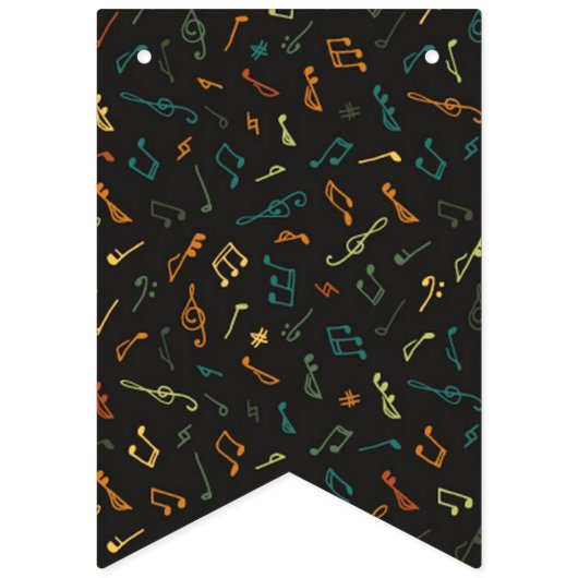 Muziekpatroon Vlaggetjes (Tweede vlag)