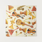 Muziekpatroon Wandkleed (Voorkant (horizontaal))